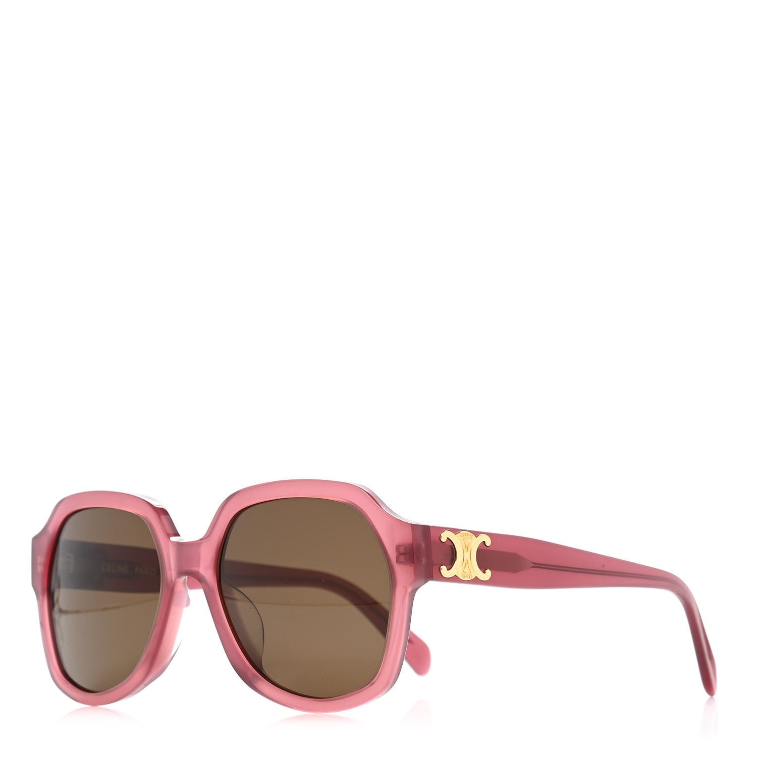 Celine Acetate Triomphe Sunglasses CL40189F Milky Merlot 1 of 6