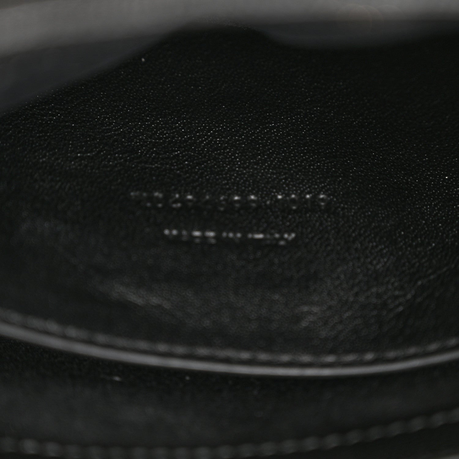 Saint Laurent Grain de Poudre Calfskin Y Quilted Monogram Small Loulou Chain Satchel Black 7 of 10