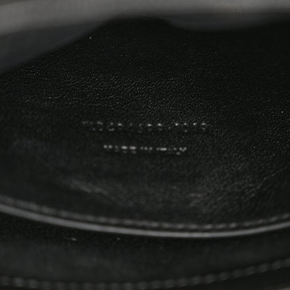 Saint Laurent Grain de Poudre Calfskin Y Quilted Monogram Small Loulou Chain Satchel Black 7 of 10