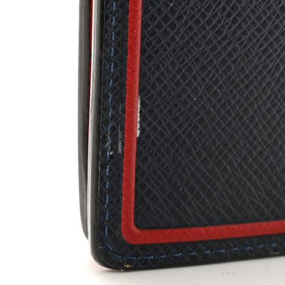 Louis Vuitton Taiga Portofeuil Brazza Wallet Black Red 8 of 8