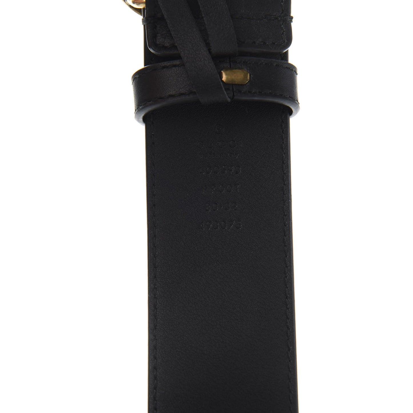 Calfskin Double G 40mm Belt 80 32 Black