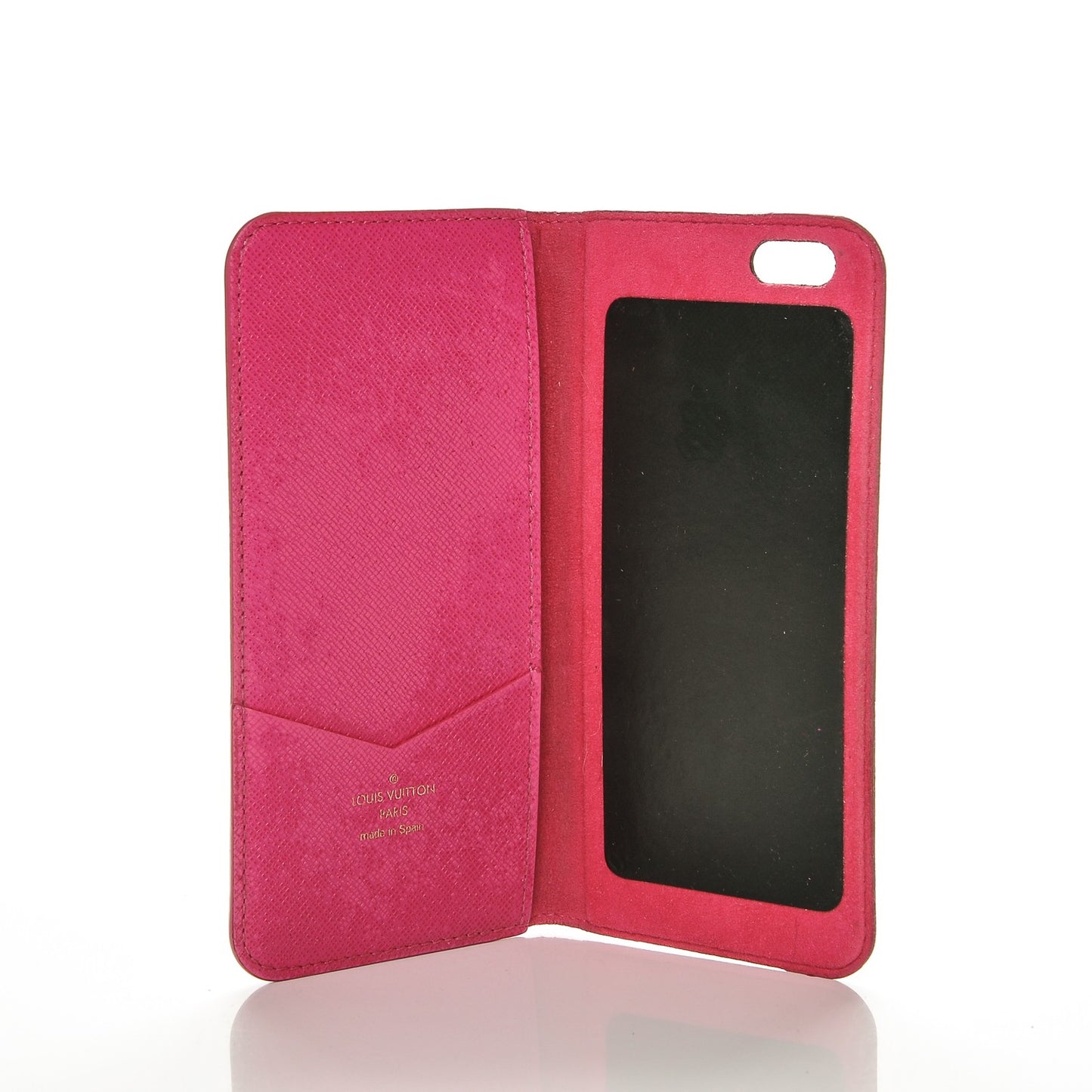 Monogram iPhone 6 Plus Folio Case Pink