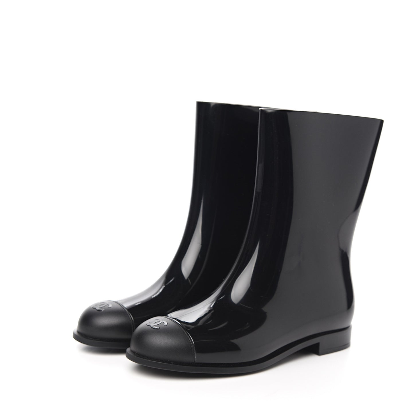 Rubber Rain Boots 41 Black