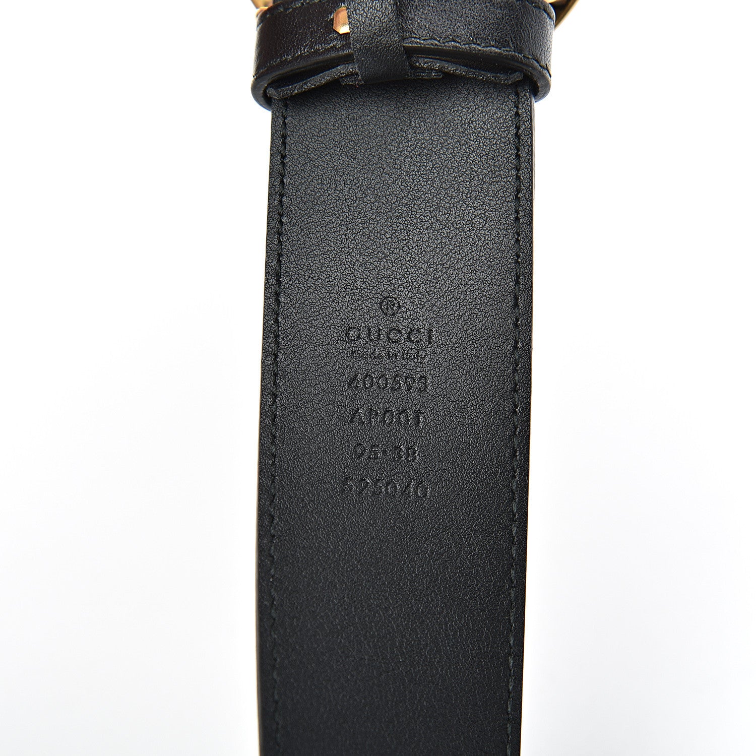 Gucci Calfskin Double G 40mm Belt 95 38 Black 4 of 8