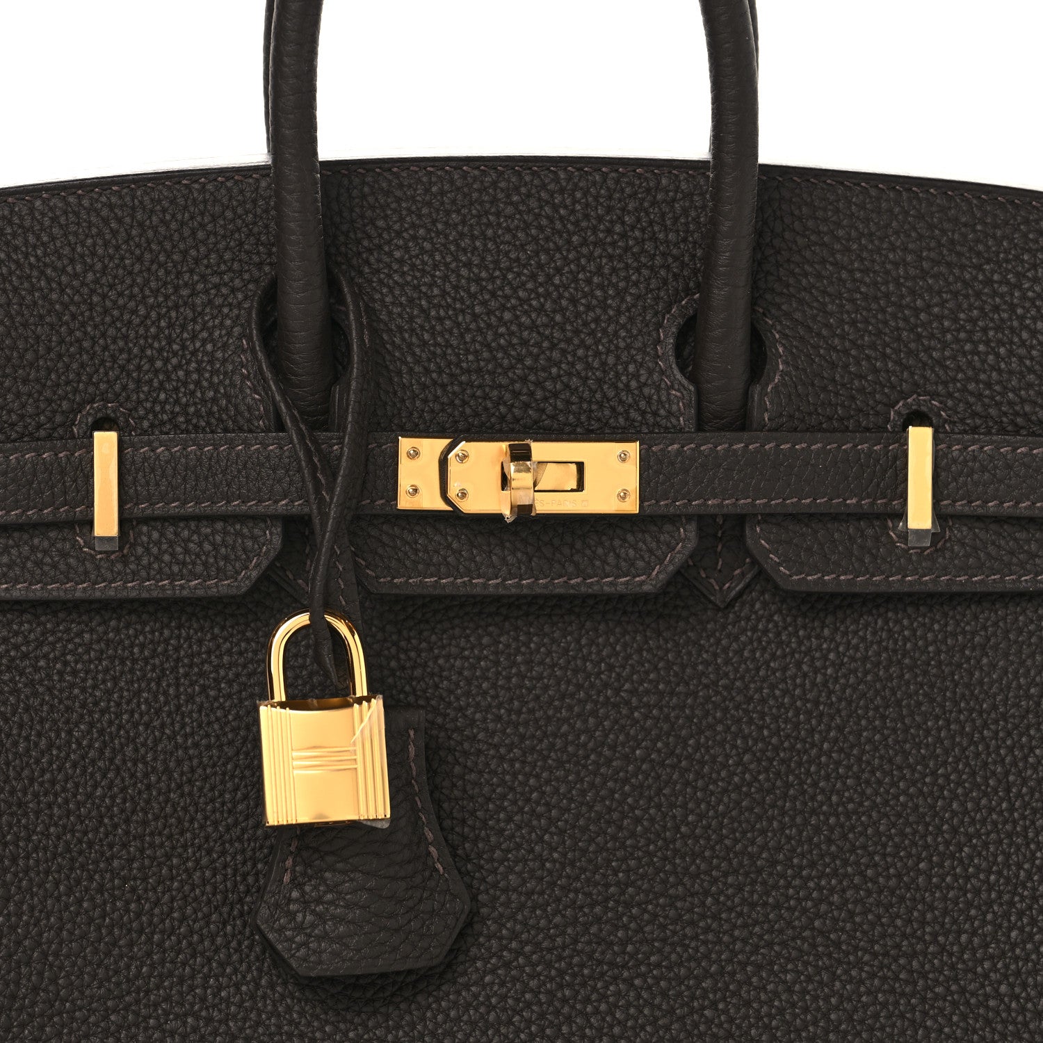 Hermes Togo Birkin 25 Bai Brun 6 of 11