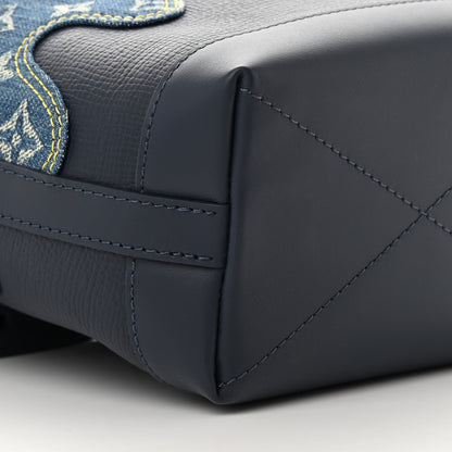 Louis Vuitton X NIGO Taurillon Monogram Denim Japanese Cruiser Blue 8 of 10