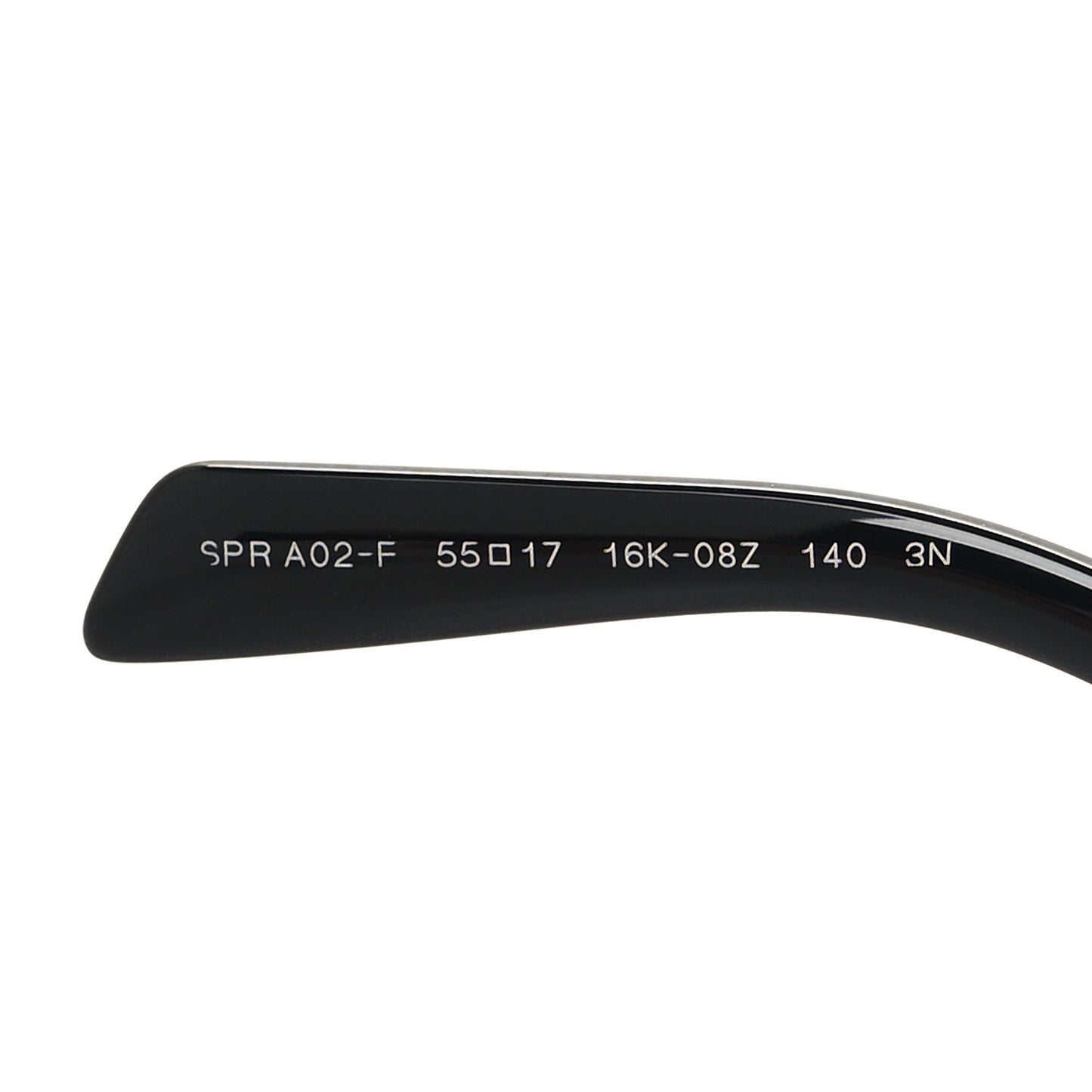 Acetate Logo Sunglasses SPR A02-F Black