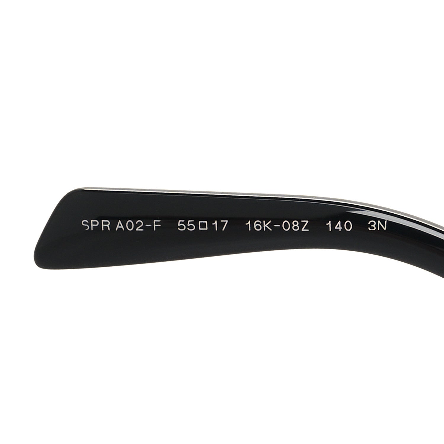 Prada Acetate Logo Sunglasses SPR A02-F Black 6 of 7