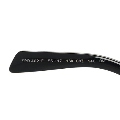 Prada Acetate Logo Sunglasses SPR A02-F Black 6 of 7