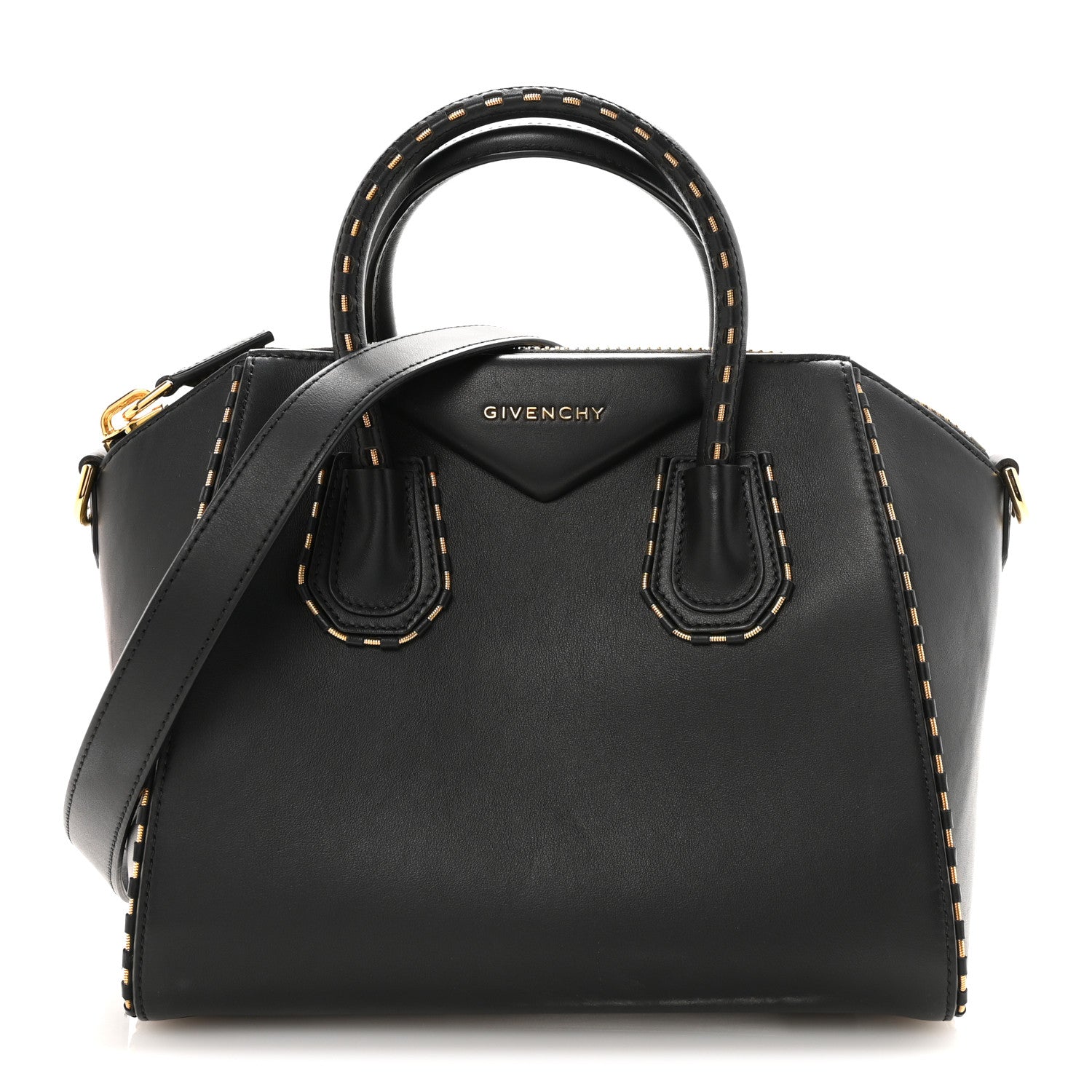Givenchy Calfskin Chain Detail Small Antigona Black 1 of 10