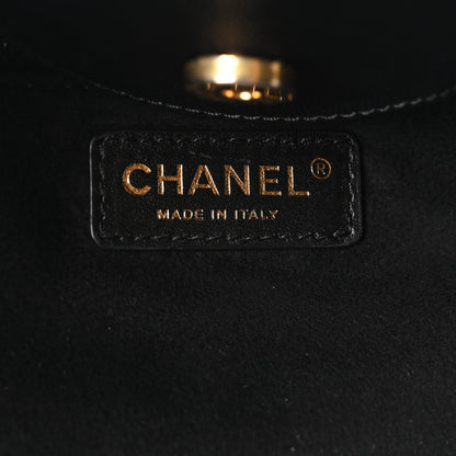 Chanel Caviar Small Studded Deauville Tote Black 6 of 10