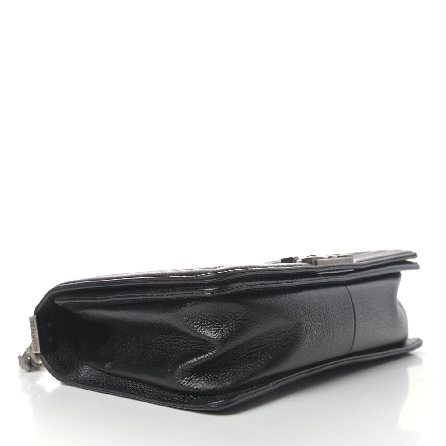Caviar Quilted Medium Boy Flap Black