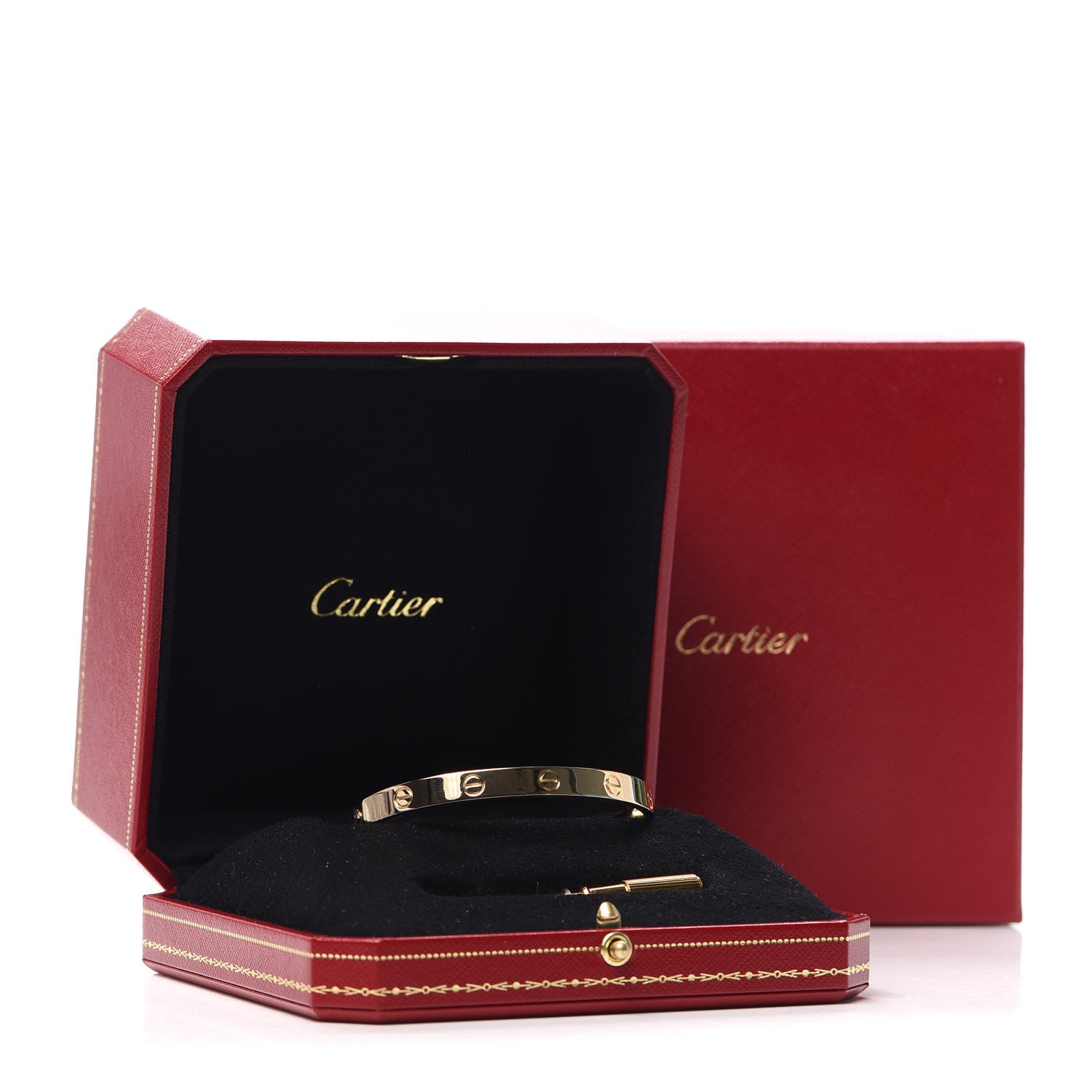 Cartier 18K Yellow Gold LOVE Bracelet 18 7 of 7