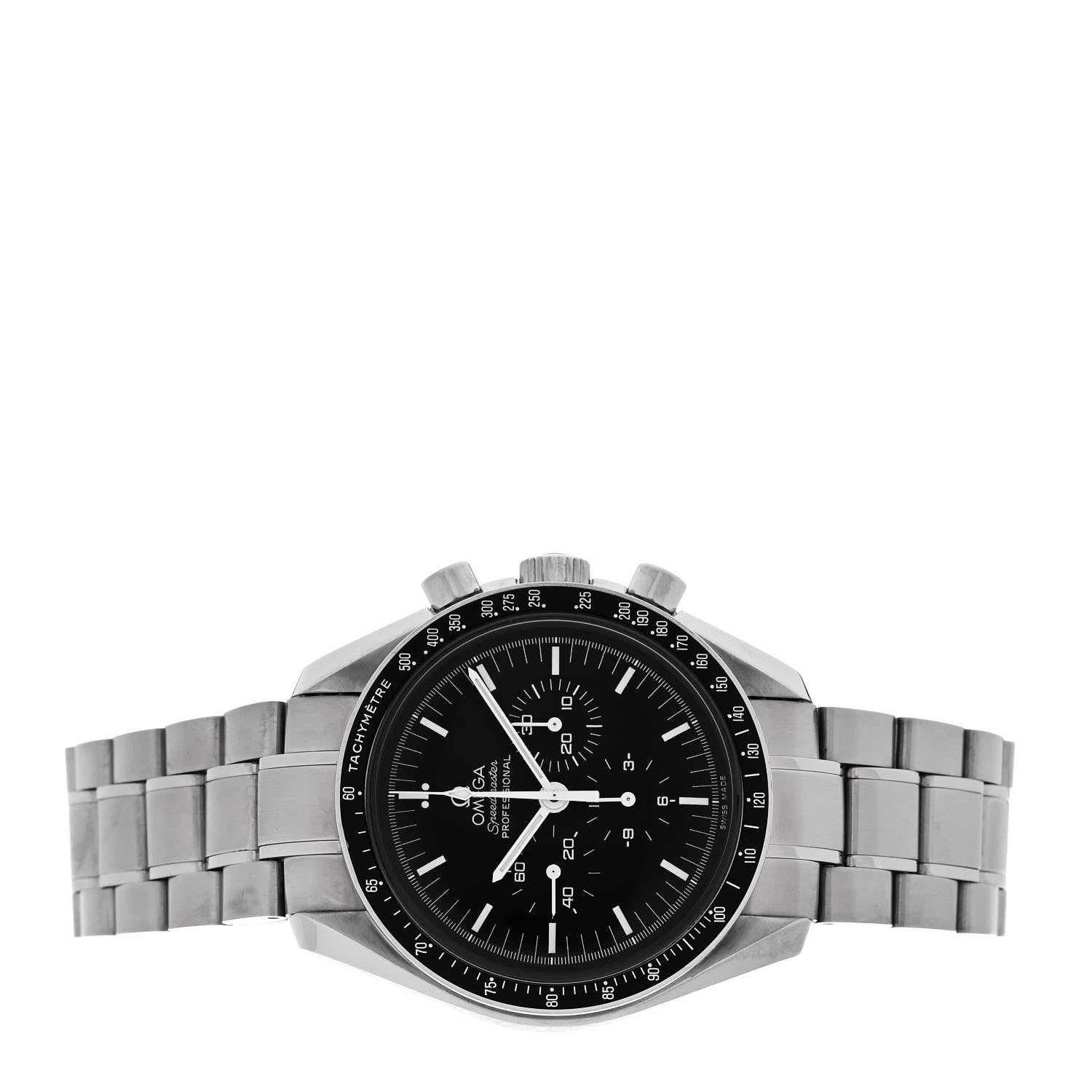 Omega Stainless Steel 42mm Speedmaster Moonwatch Professional Chronograph Manual Winding Watch Black 3570.50.00 2 of 5