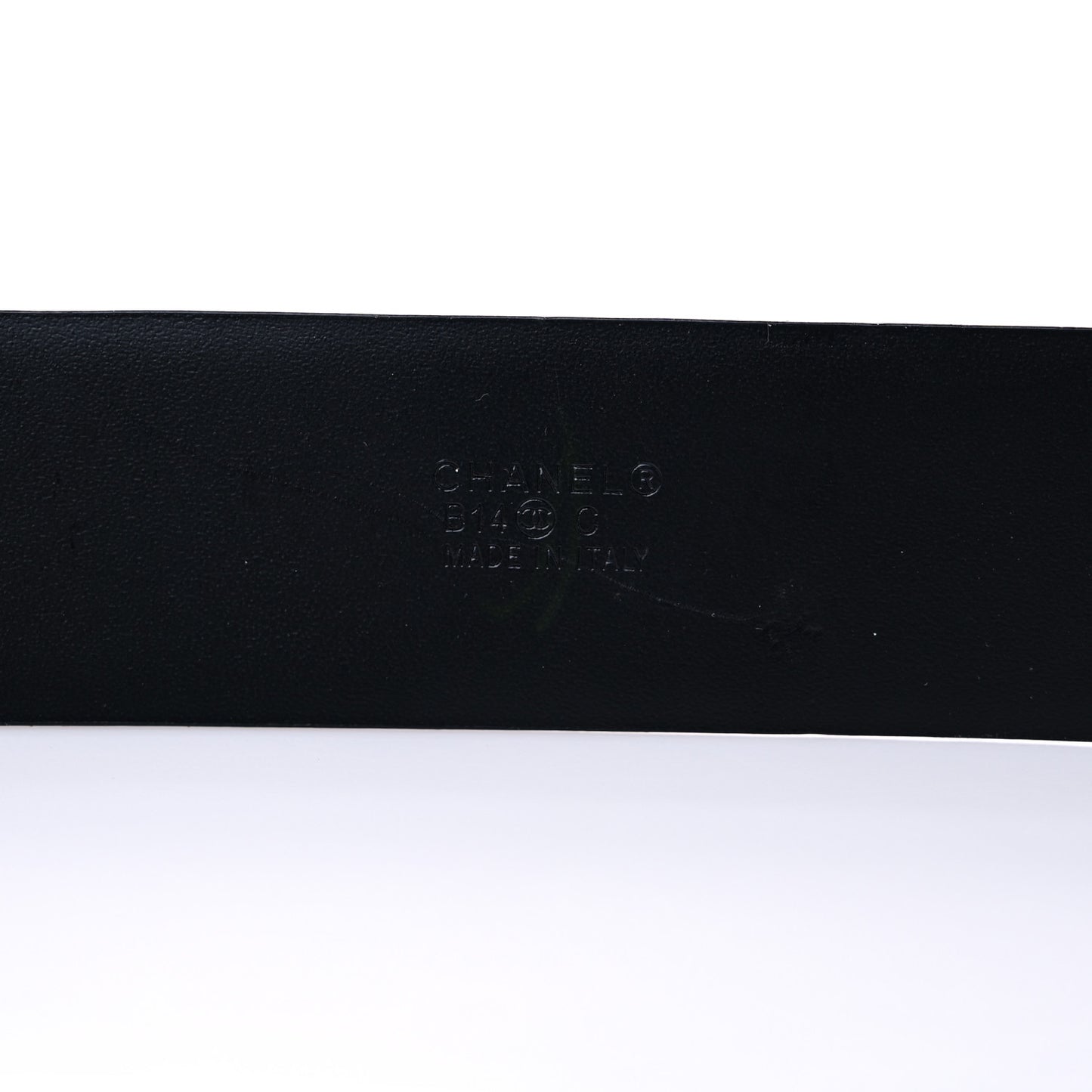 Patent Plexiglass CC Boy Belt 90 36 Black Blue