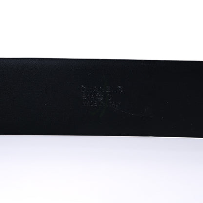 Chanel Patent Plexiglass CC Boy Belt 90 36 Black Blue 3 of 8