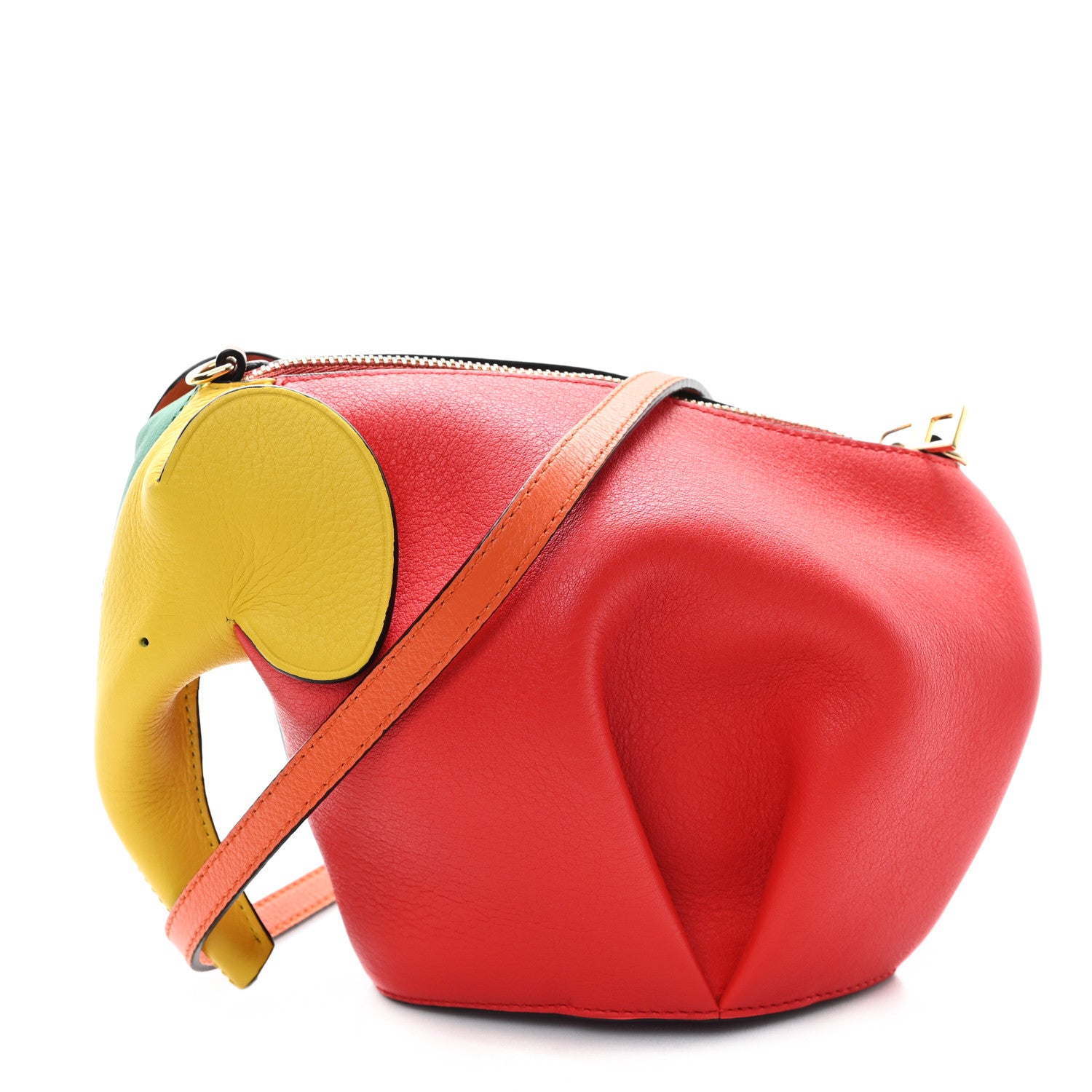 Loewe Calfskin Mini Elephant Crossbody Bag Rainbow Multicolor 1 of 8
