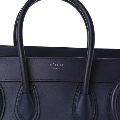 Celine Smooth Calfskin Micro Luggage Navy Blue 9 of 11