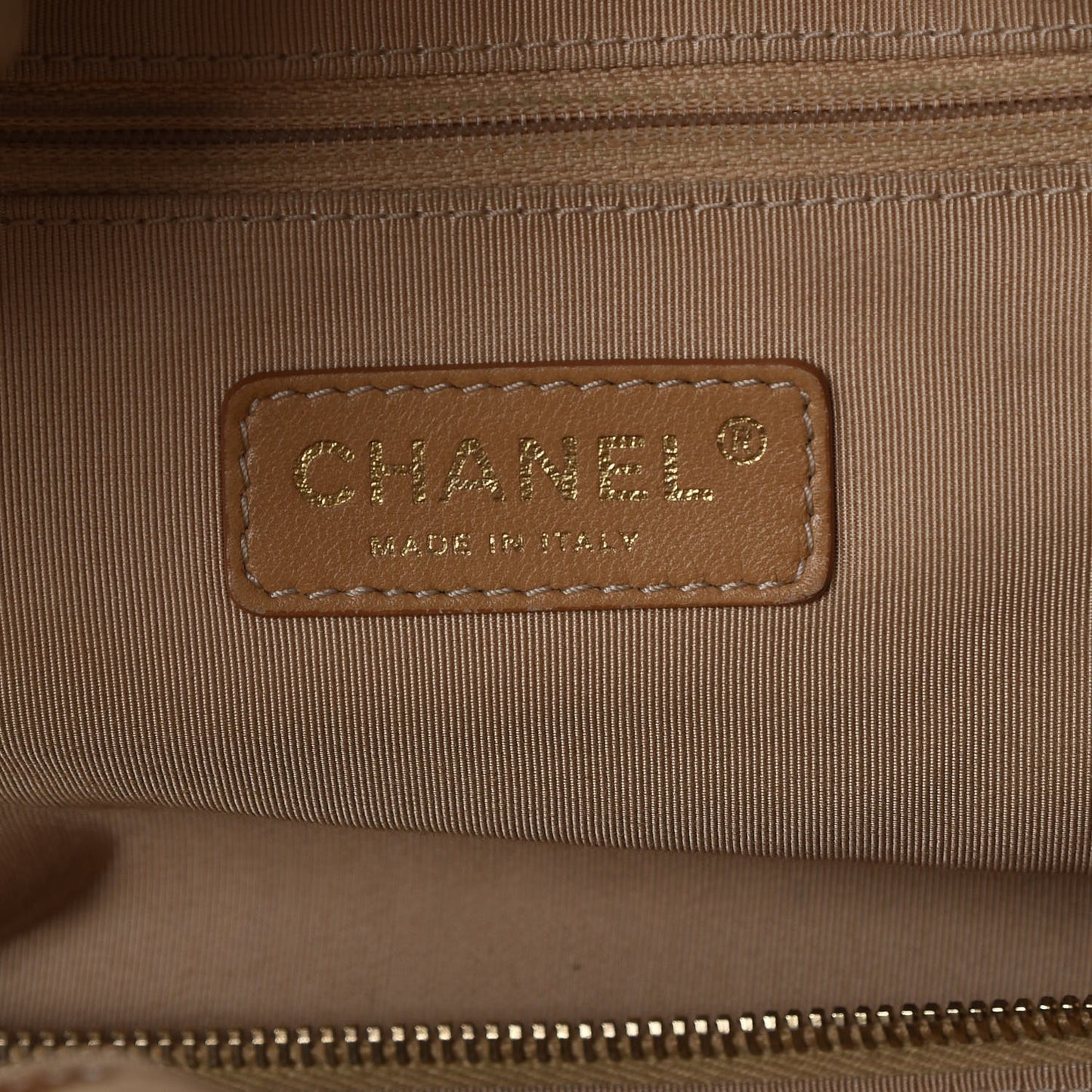 Calfskin Embroidered Ca D’Oro Tote Gold
