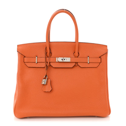 Hermes Togo Birkin 35 Orange 1 of 17