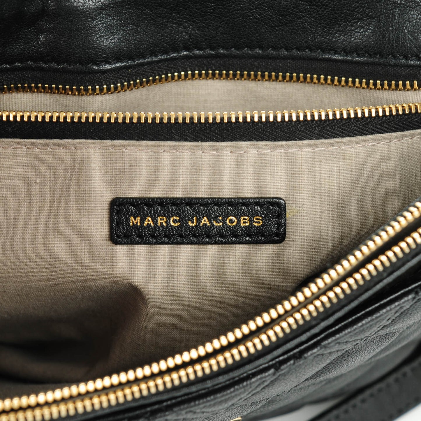 Lambskin Quilted The Large Single Flap Black