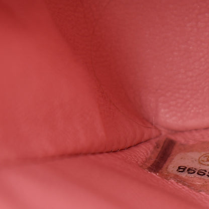 Chanel Caviar Quilted Medium Double Flap Pink 7 of 17
