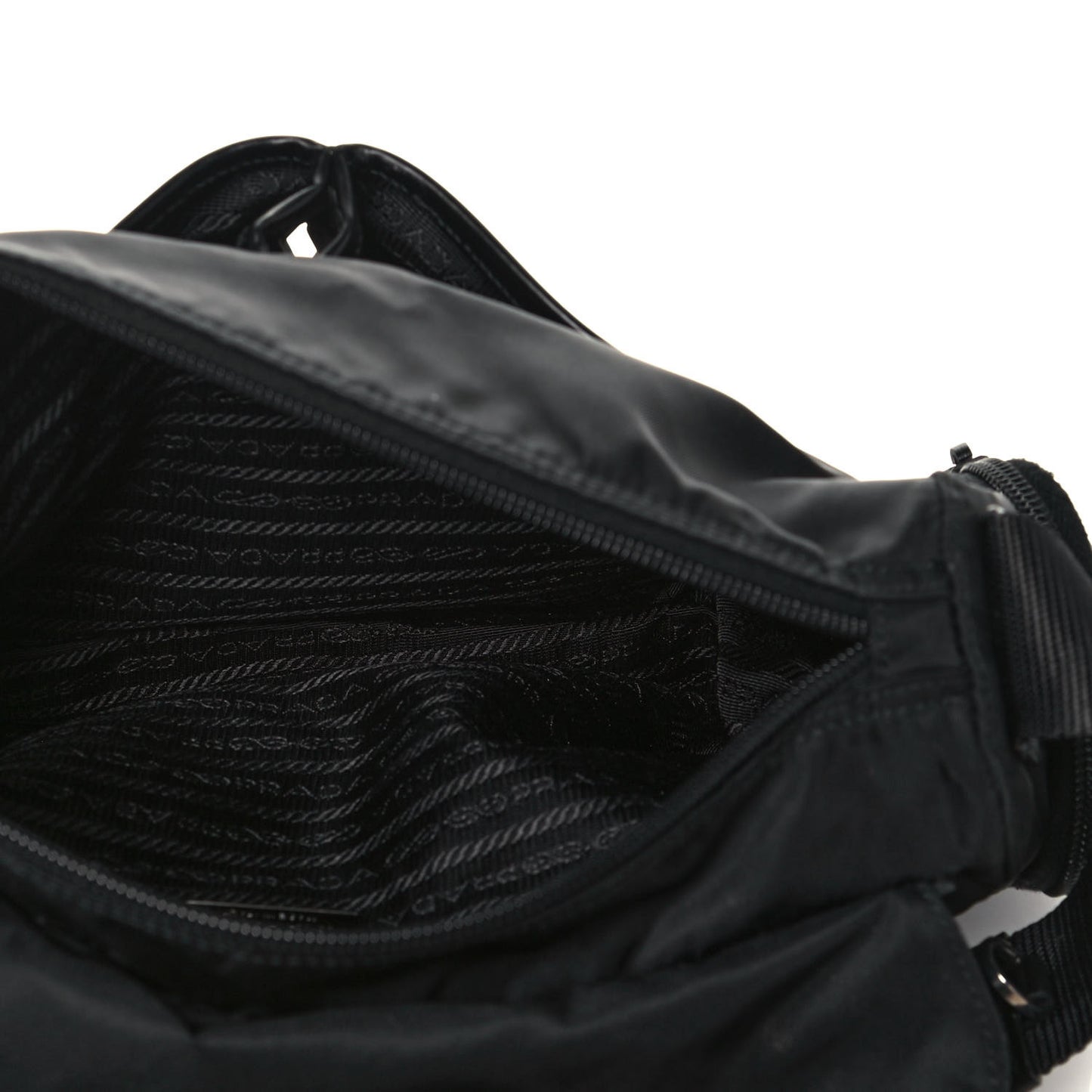 Tessuto Nylon Vela Messenger Bag Black