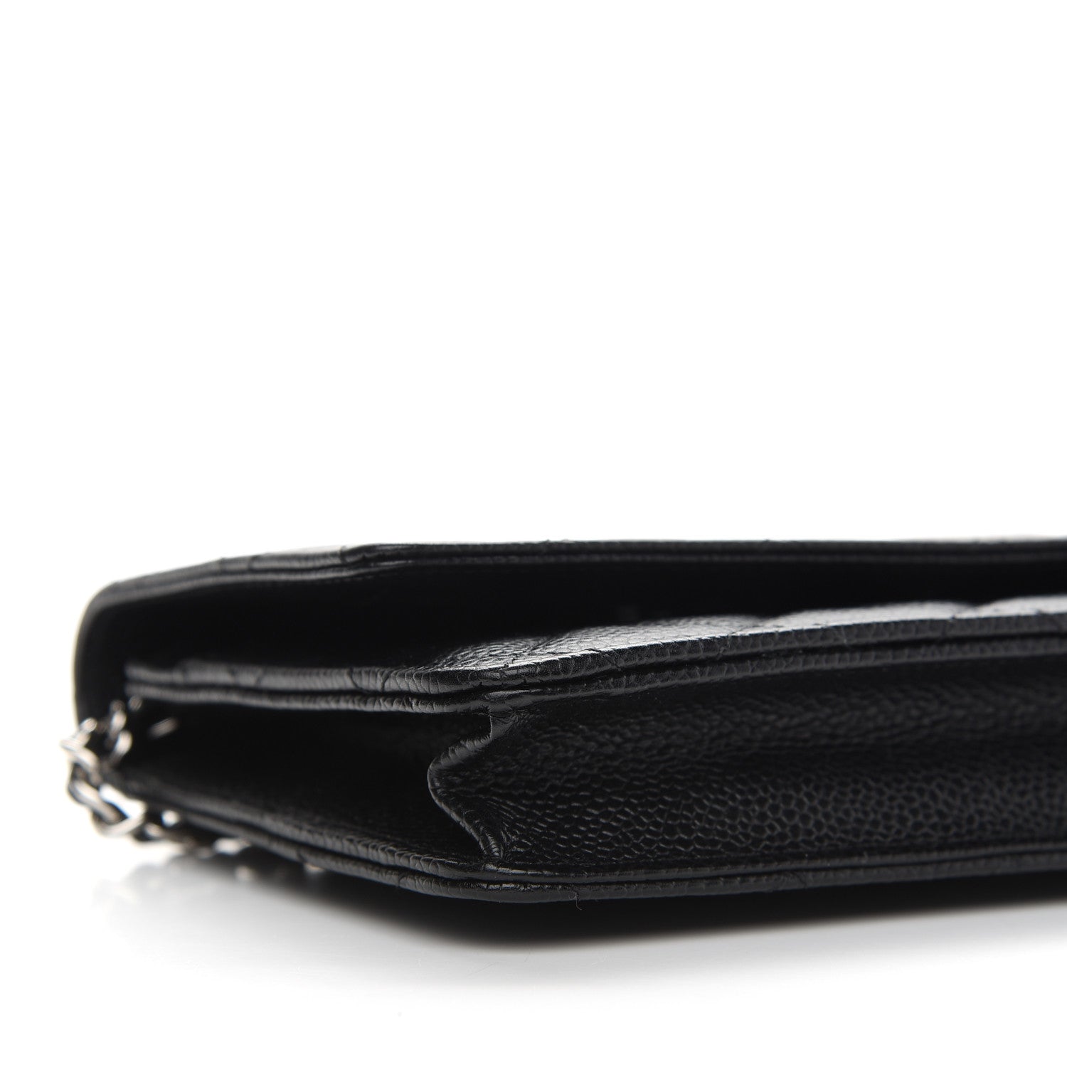 Chanel Caviar Quilted Wallet On Chain WOC Black 9 of 10