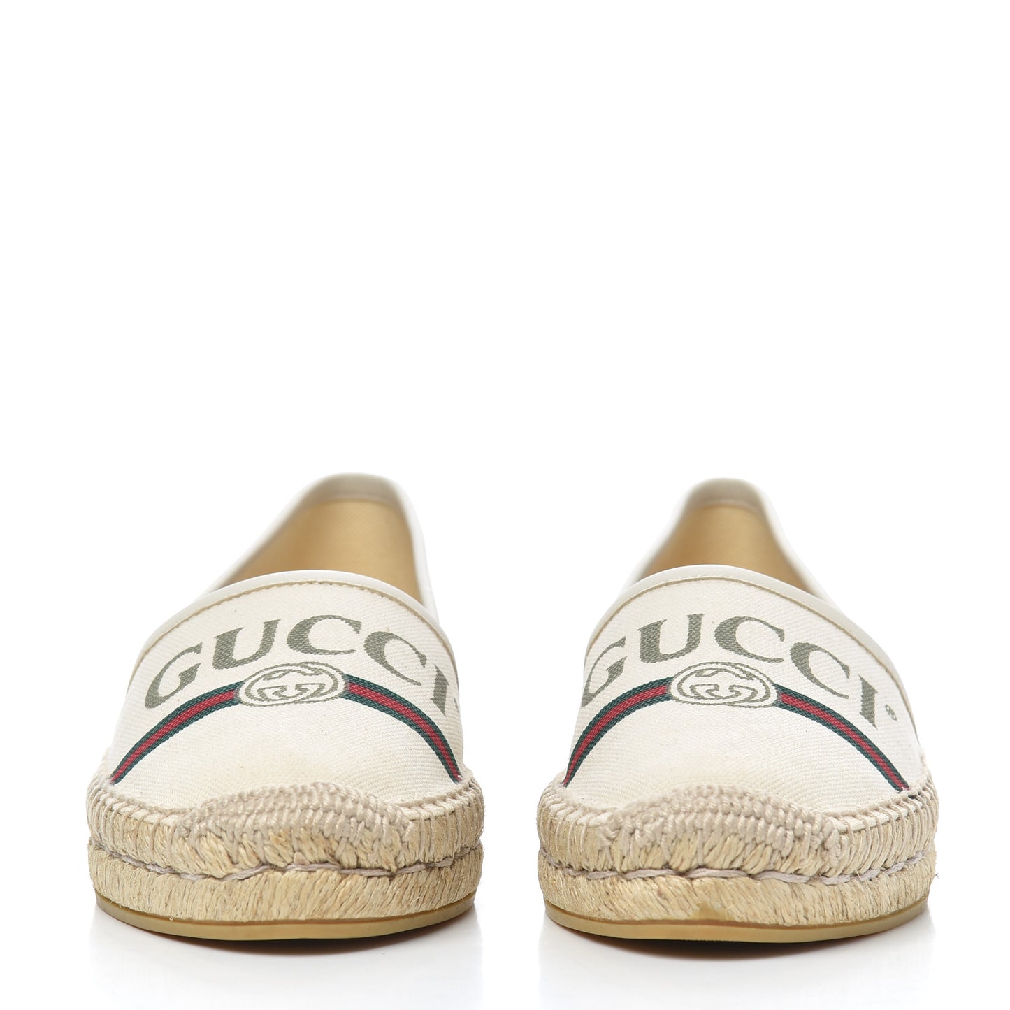 Canvas Logo Espadrilles 35 Greggio White