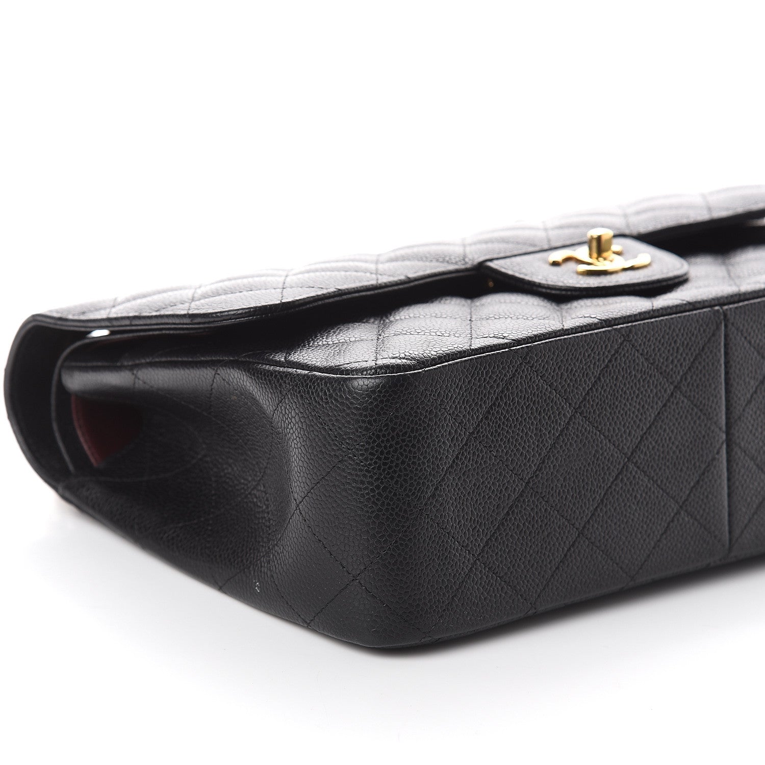 Chanel Caviar Quilted Jumbo Double Flap Black 8 of 10