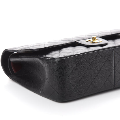 Chanel Caviar Quilted Jumbo Double Flap Black 8 of 10