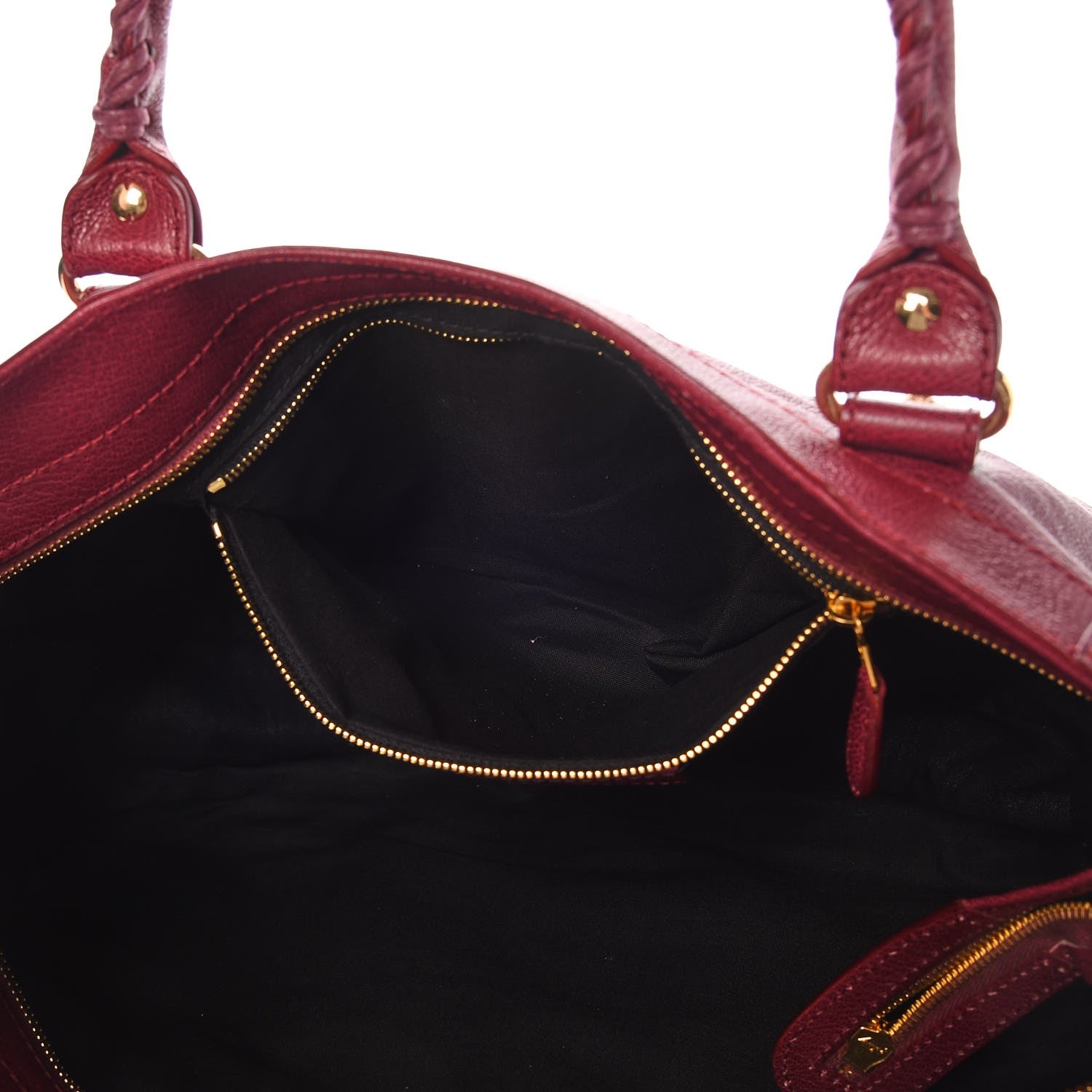 Balenciaga Chevre Hamilton Giant 12 Gold Hardware Part Time Bordeaux 9 of 9