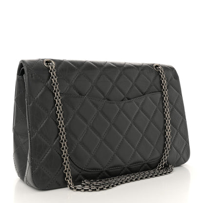 Chanel Aged Calfskin Quilted 2.55 Reissue 227 Flap Dark Grey 3 of 11