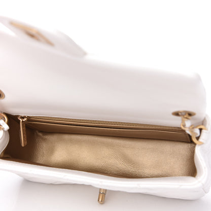 Chanel Lambskin Quilted Mini Rectangular Pearl Crush Flap White 5 of 10