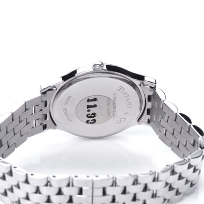 Tiffany Stainless Steel 33mm Portfolio Quartz Watch 4 of 5