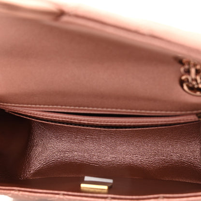 Chanel Metallic Grained Calfskin Quilted 2.55 Reissue Mini Flap Copper Pink 5 of 11