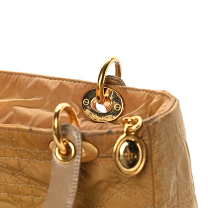 Christian Dior Nylon Cannage Medium Lady Dior Beige 18 of 18