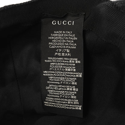 Gucci Monogram Web Baseball Hat M Black 8 of 8