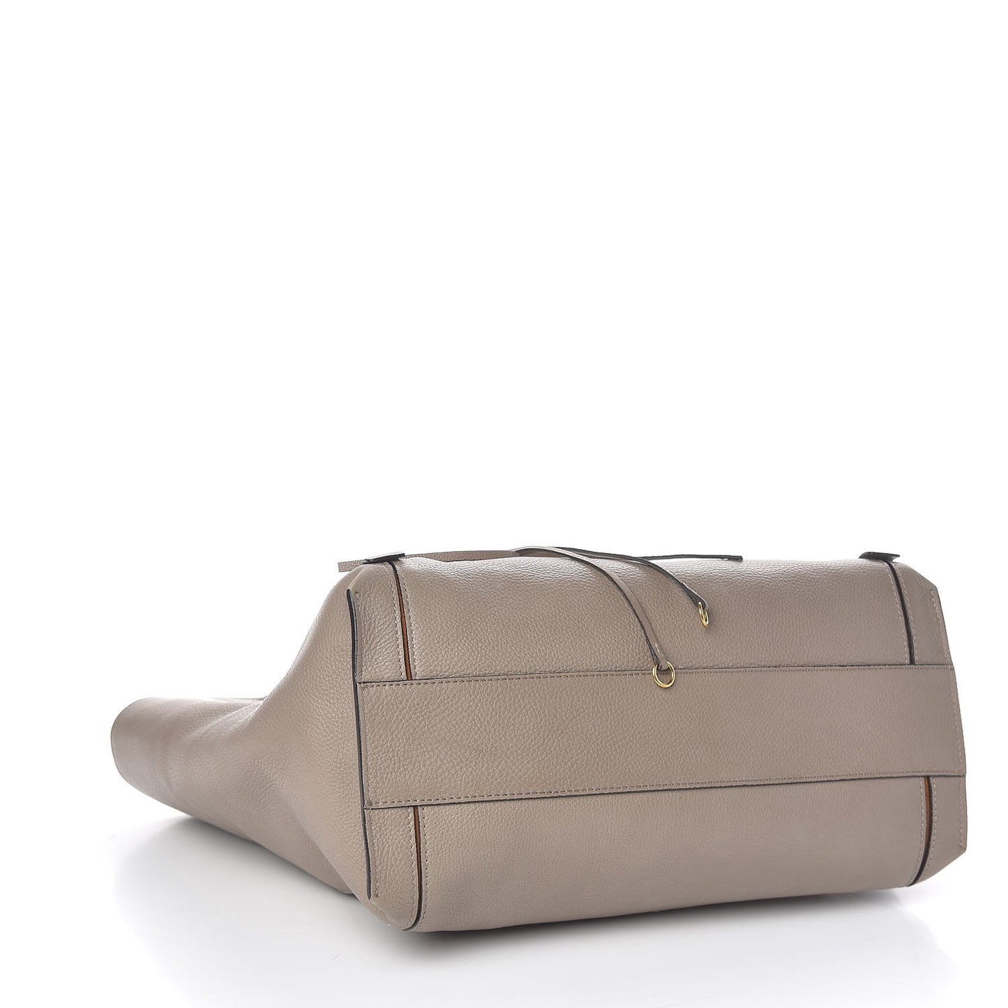 Smooth Calfskin Medium Milo Shopping Tote Motty Grey