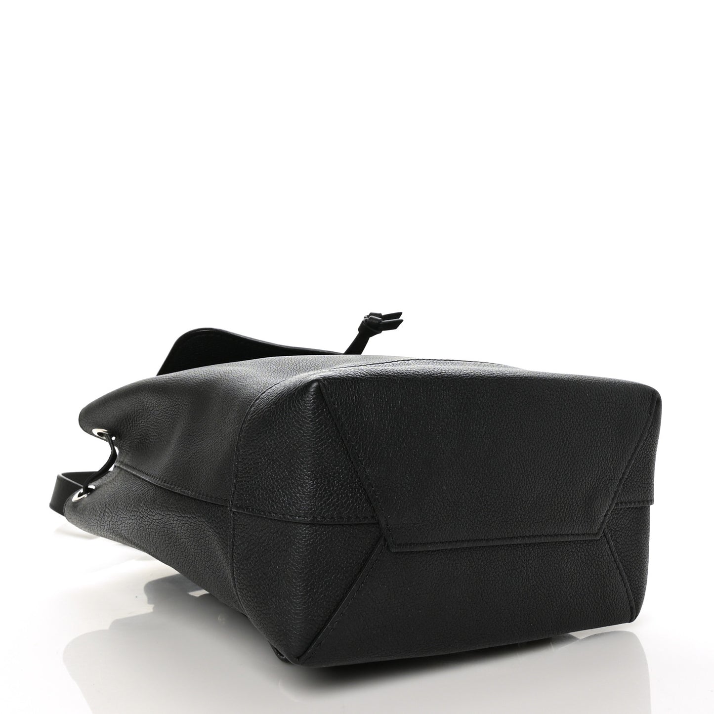 Calfskin Lockme Backpack Black