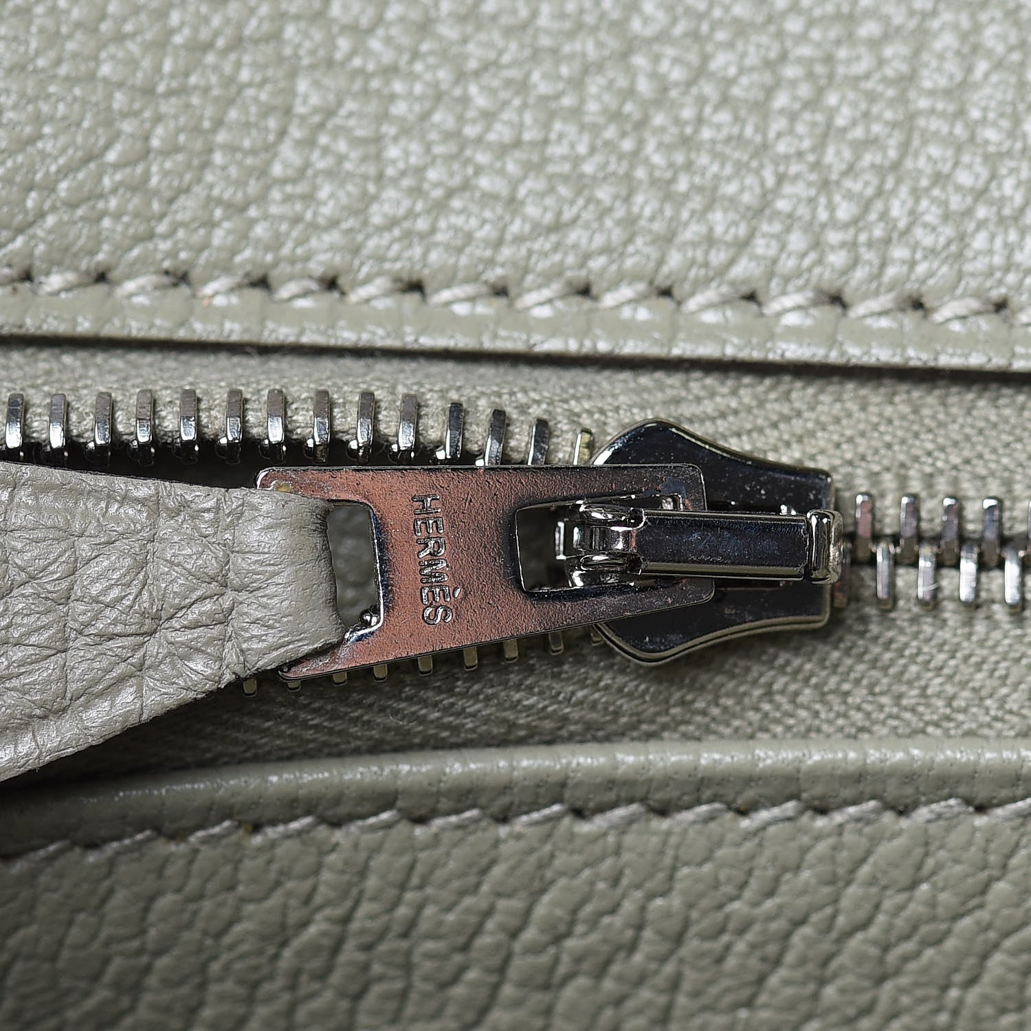 Hermes Taurillon Clemence Birkin 35 Sauge 14 of 28