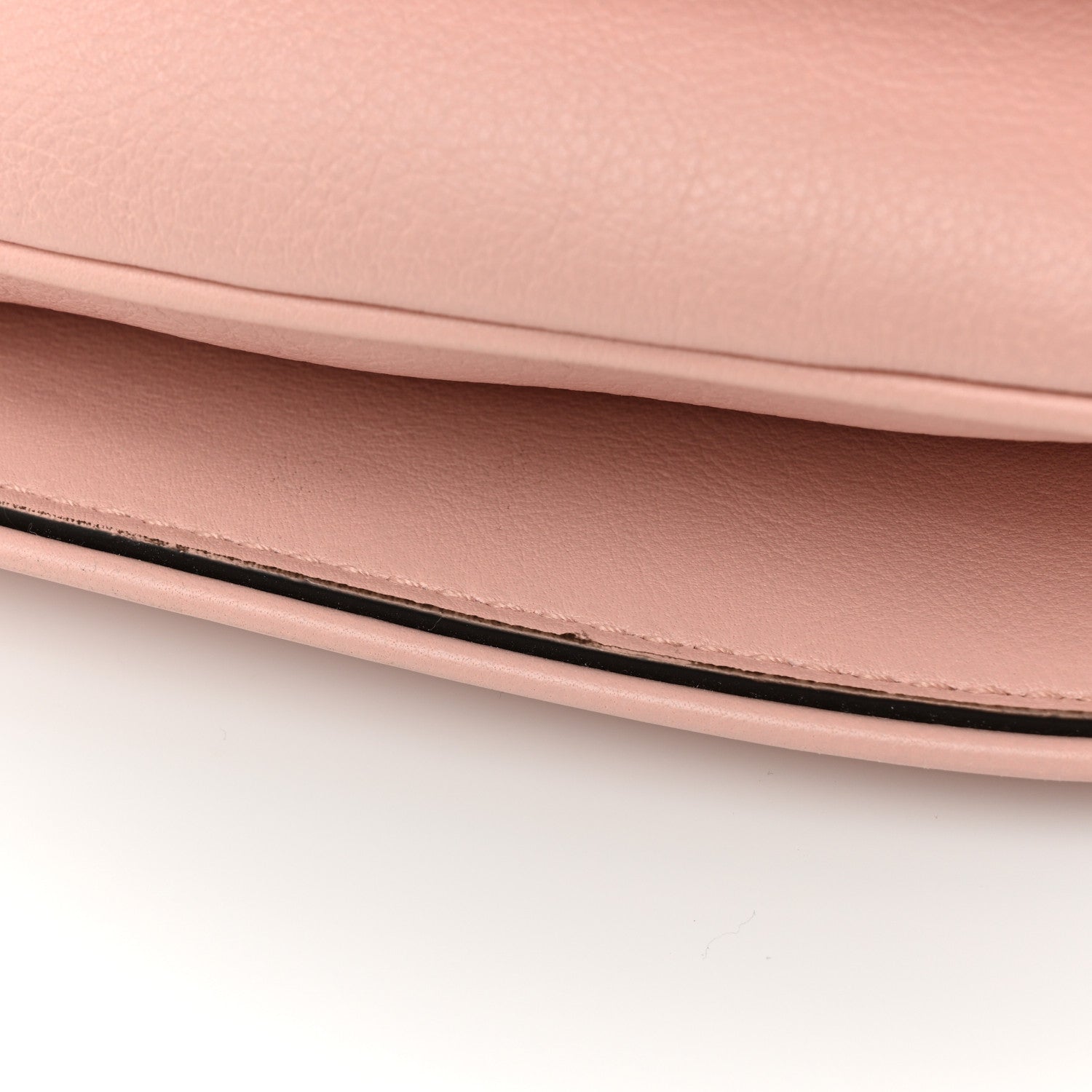 Gucci Roxy Calfskin Web Medium Blondie Top Handle Shoulder Flap Bag Powder Pink 13 of 13