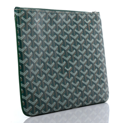 Goyard Goyardine Senat Pochette MM Green 3 of 6