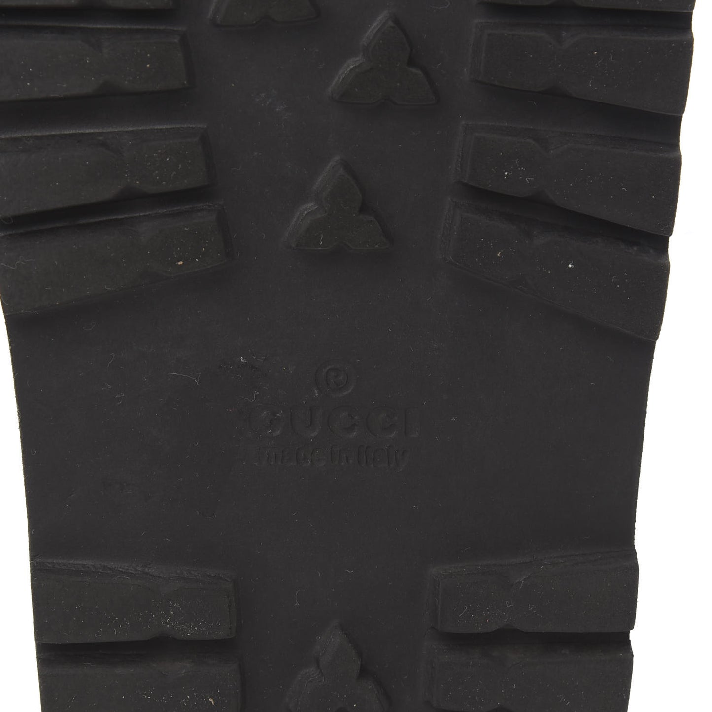 Guccissima Signature Mens Lug Sole Slide Sandals 5 Hibiscus Red