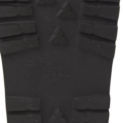 Gucci Guccissima Signature Mens Lug Sole Slide Sandals 5 Hibiscus Red 7 of 9