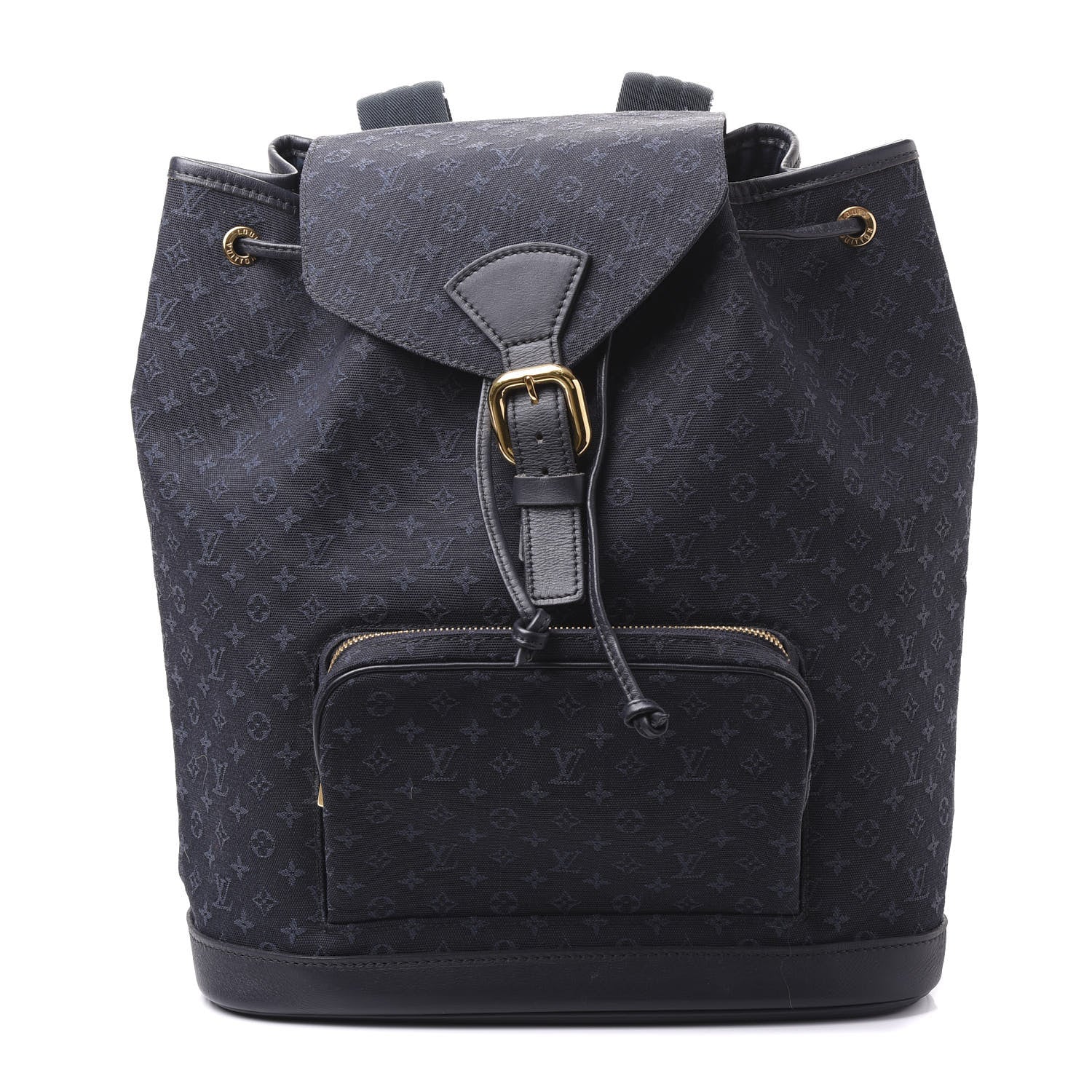 Louis Vuitton Mini Monogram Montsouris GM Backpack Blue 1 of 9