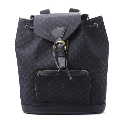 Louis Vuitton Mini Monogram Montsouris GM Backpack Blue 1 of 9