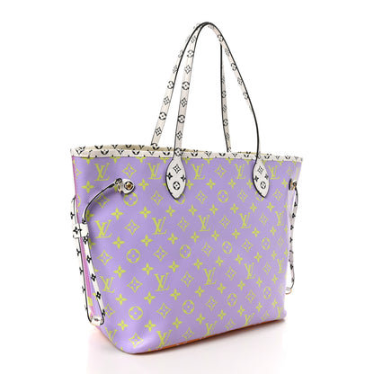 Louis Vuitton Monogram Giant Neverfull MM Pink Lilac 4 of 10