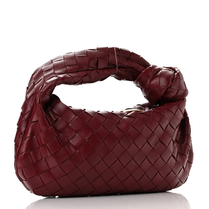 Bottega Veneta Nappa Intrecciato Mini Jodie Burgundy 3 of 9