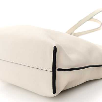 Loewe Calfskin Mini Flamenco Knot Clutch Angora 9 of 9